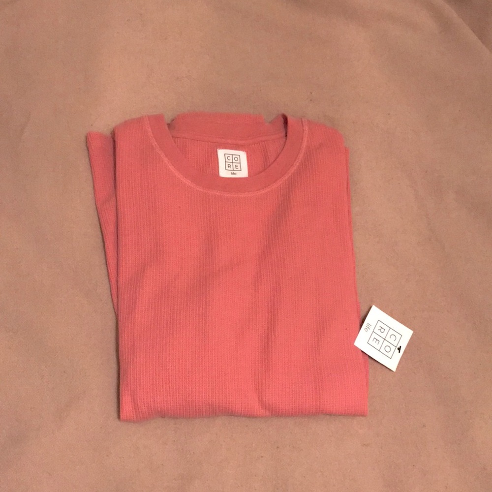 CORE long sleeve soft pink shirt